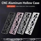 H68 Hollow Alu-alloy Case for Mechanical Keyboard with Ribbon Slot for Madlions mad68 / 68he